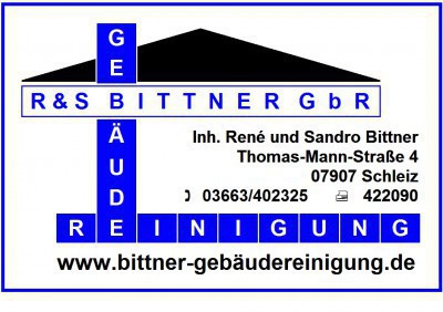 Gebäudereinigung Bittner GbR nun auch Onlinesponsor