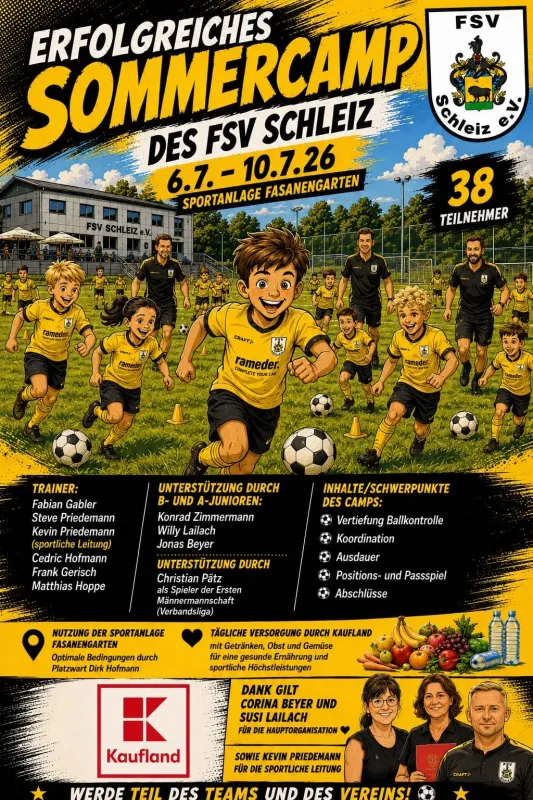Rückblick auf ein erfolgreiches Fußballferiencamp 2026