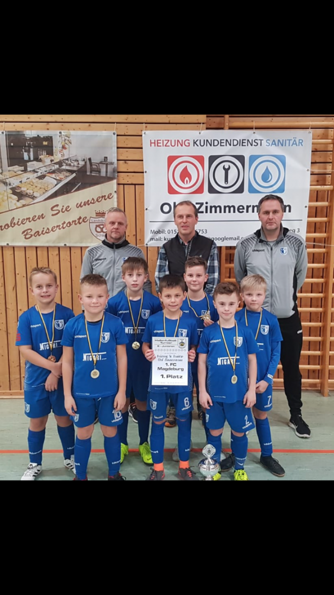 Magdeburg gewinnt Pokal Heizung u. Sanitär O. Zimmermann