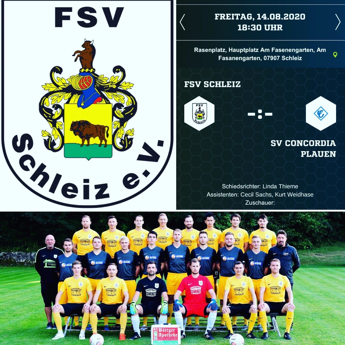  Erstes Vorbereitungsspiel zuhause: FSV Schleiz – SV Concordia Plauen
