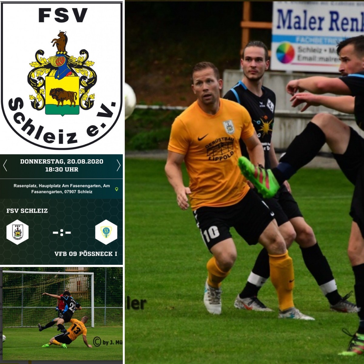  Erste testet gegen Landesklasse - Neuling VfB Pößneck – erneut daheim.