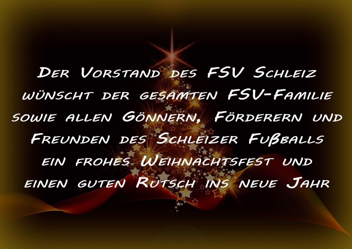 Ein schwarz-gelber Weihnachtsgruß