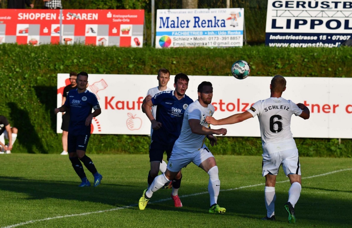 Diesmal tatsächlich zu Gast: FSV Schleiz am Freitagabend in Neustadt