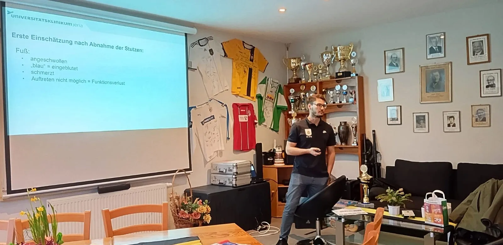 Lehrreicher Workshop zu Akutmaßnahmen bei Sportverletzungen im Sportlerheim