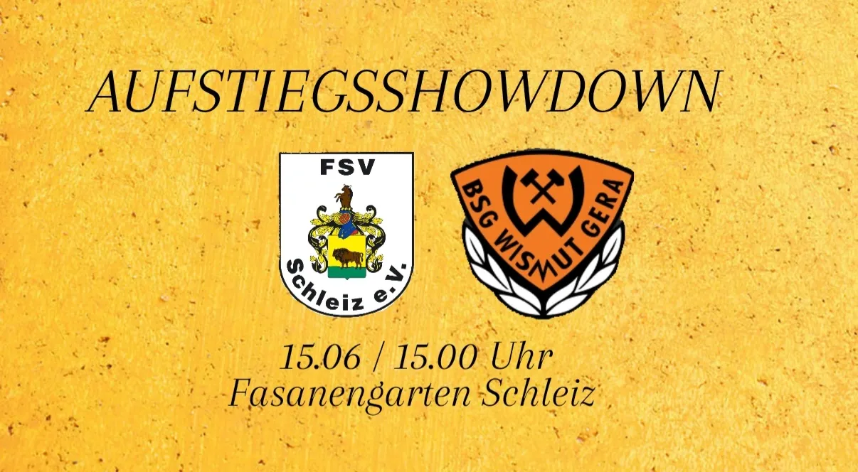 Aufstiegsshowdown zum Saisonfinale: Schleiz erwartet Wismut Gera