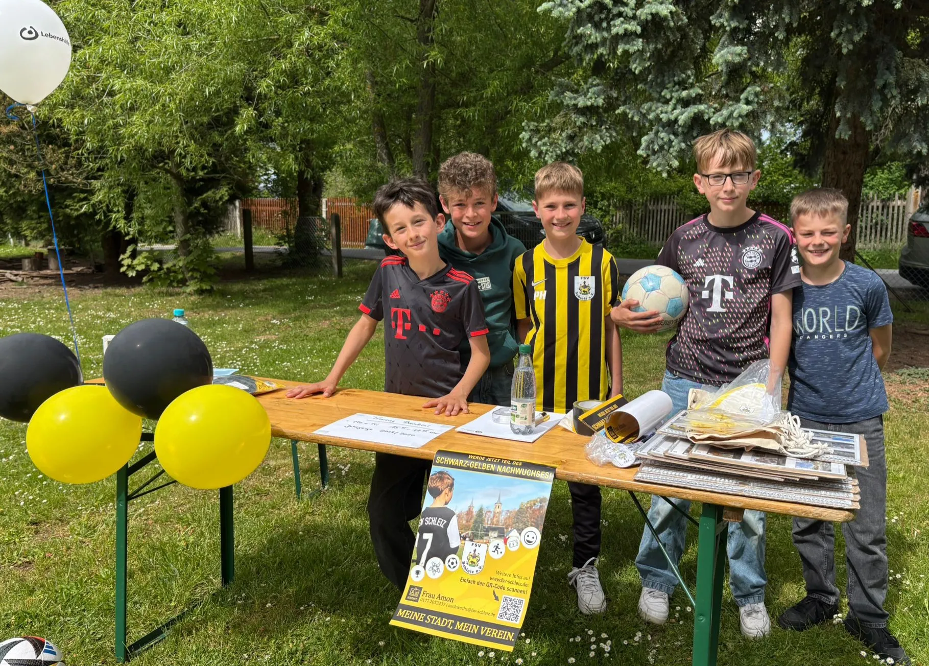 FSV-Stand beim ThEKiZ-Familienfest im Schleizer Parkkindergarten