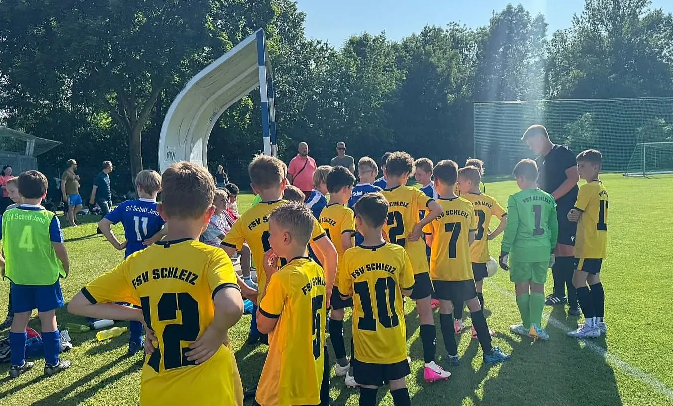 E-Jugend: Gute Leistung beim Tabellenführer Schott Jena