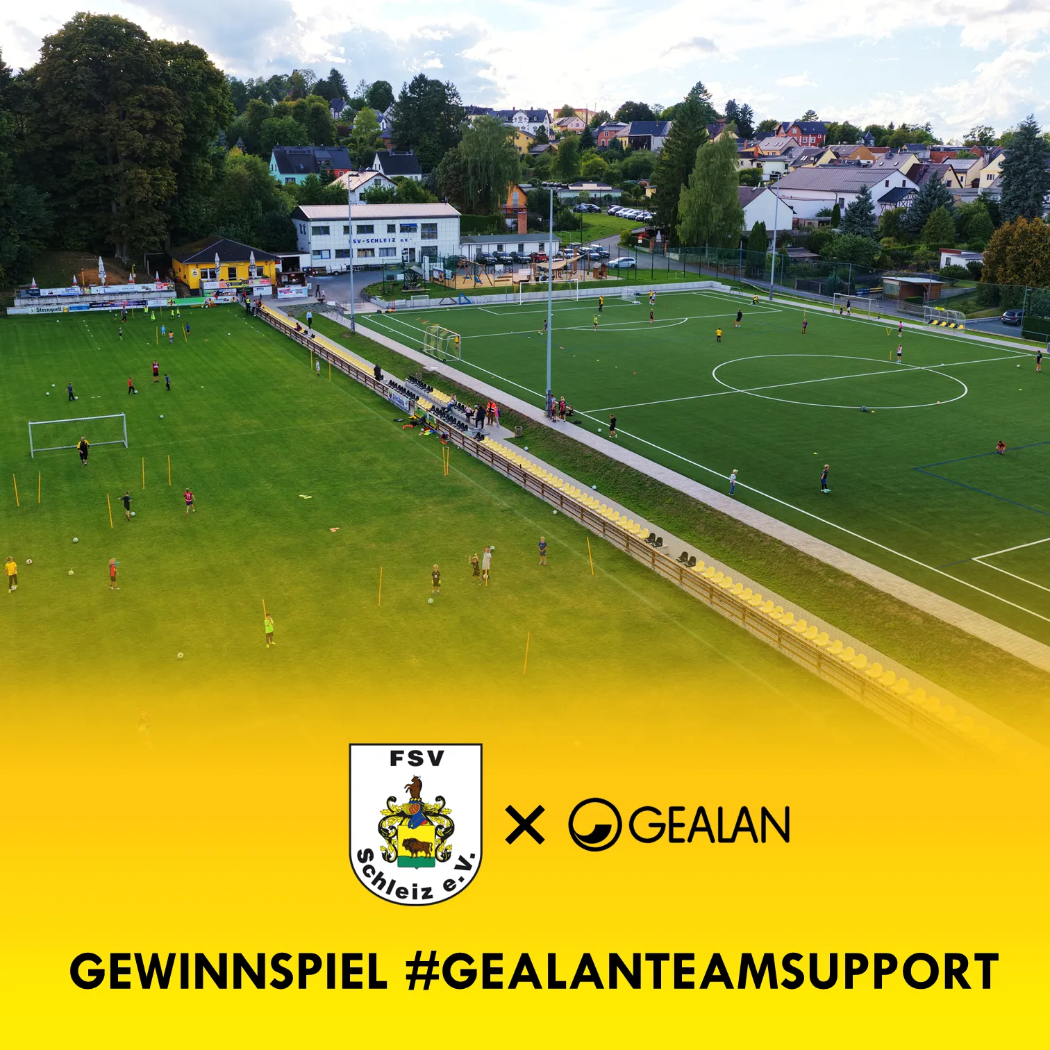 Teilnahme unserer Nachwuchsabteilung am Gewinnspiel #GEALANTeamSupport