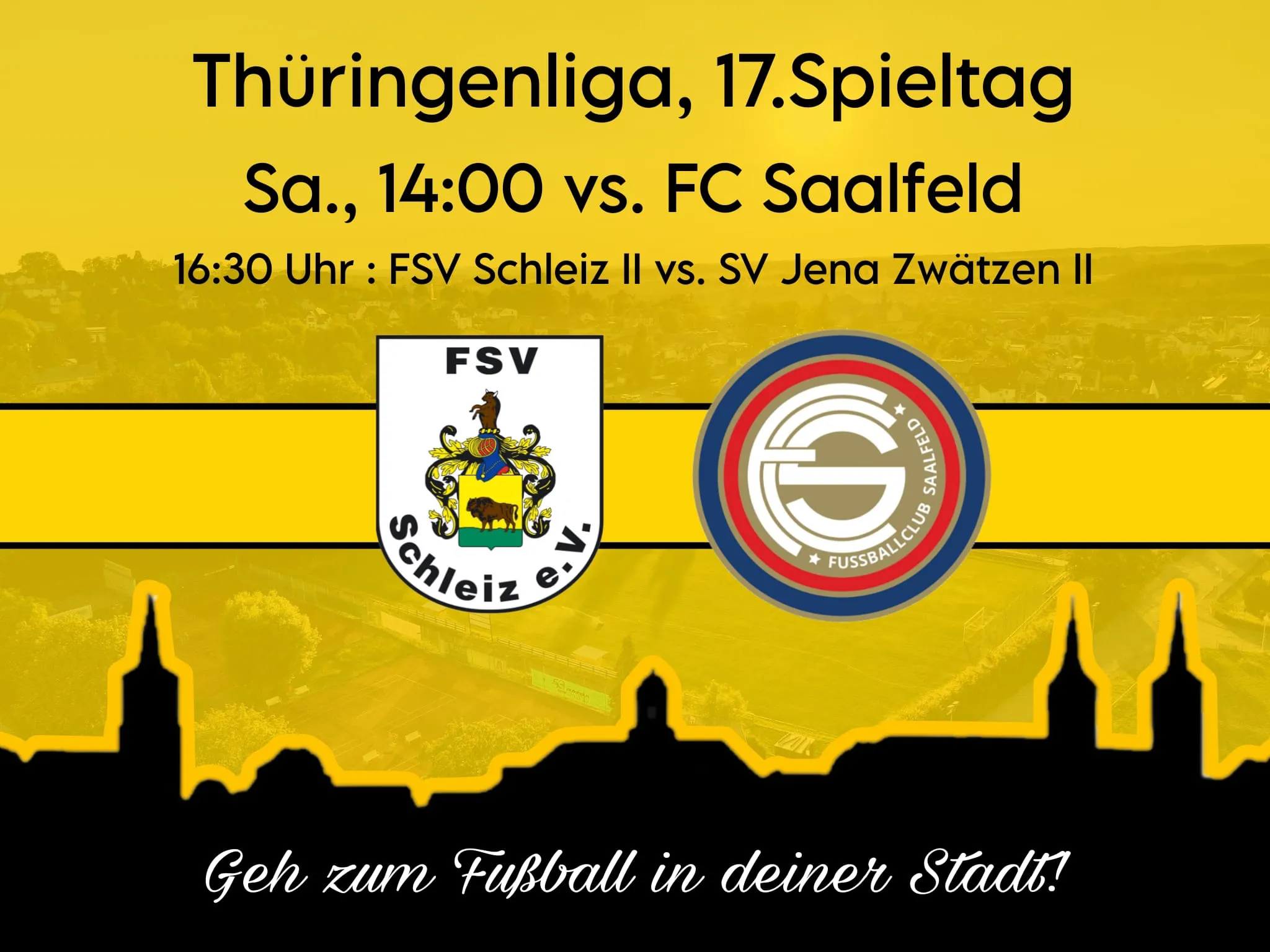 Erstes Heimspiel des Jahres: FSV Schleiz empfängt FC Saalfeld