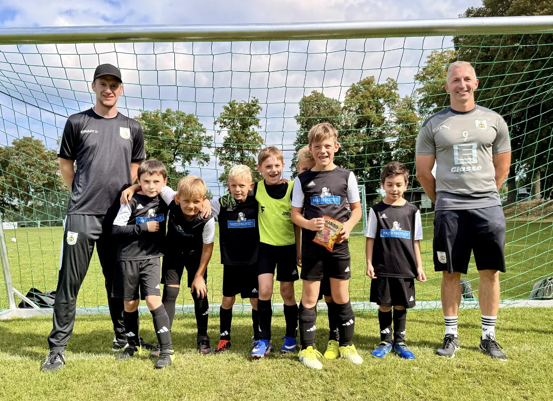 FSV Schleiz F-Junioren Team Gelb beim Turnier in Ranis bärenstark
