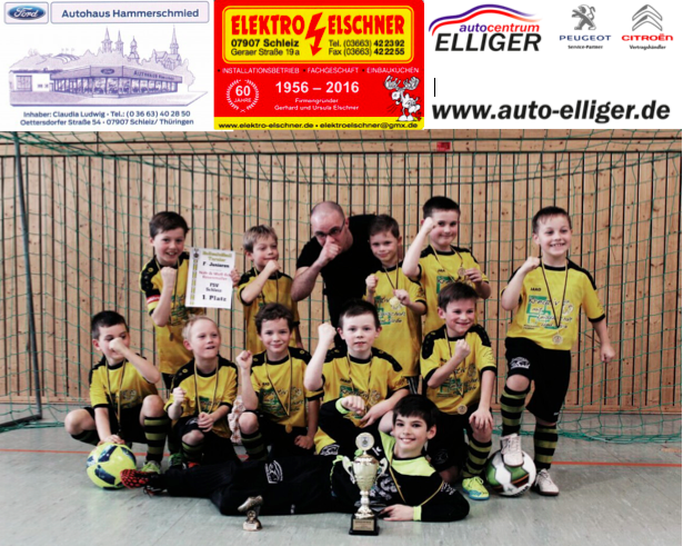 F-Junioren gewinnen Turnier in Schleiz