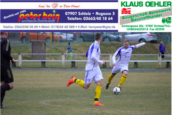 Vorschau: SV Hermsdorf - FSV Schleiz II