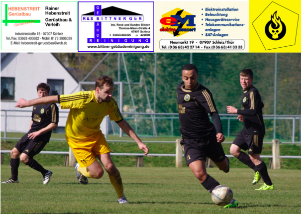 FSV Schleiz beim Spitzenteam aus Ilmenau gefordert