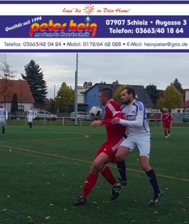 Vorbericht: FSV Schleiz empfängt Arnstadt