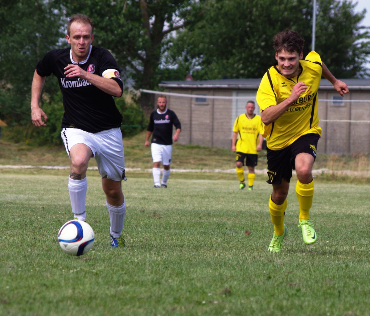 Erster Test für unsere Reserve