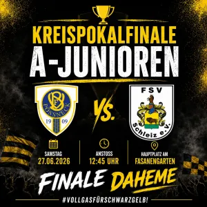 Finale daheme: Schleizer A-Junioren fighten gegen VfB Pößneck um den Kreispokal