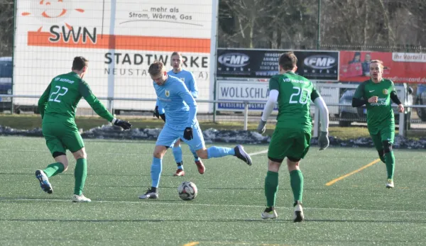 Testspiel FSV Schleiz - VfB Mühltroff; in Neustadt