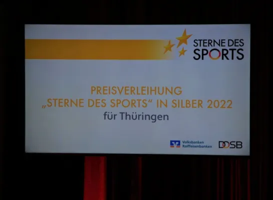 Preisverleihung: Sterne des Sports in Silber 2022