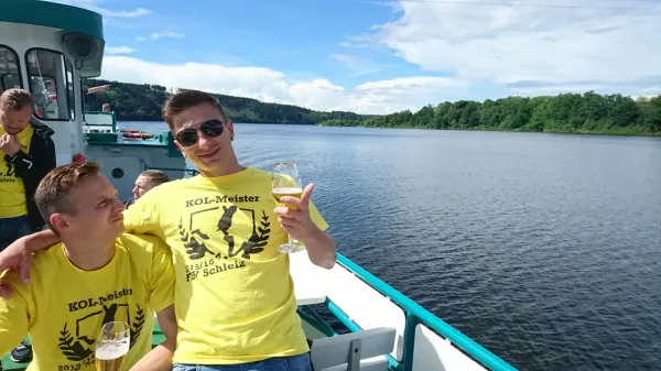 Aufstiegsfeier FSV Schleiz Erste 2015/16