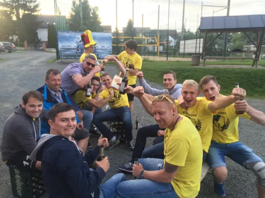 Aufstiegsfeier FSV Schleiz Erste 2015/16