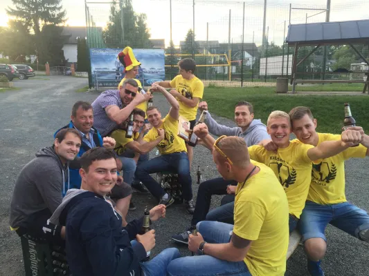 Aufstiegsfeier FSV Schleiz Erste 2015/16