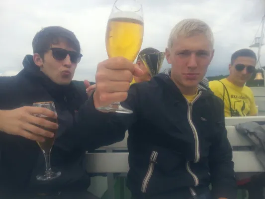 Aufstiegsfeier FSV Schleiz Erste 2015/16