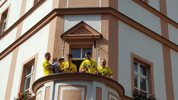 Aufstiegsfeier FSV Schleiz Erste 2015/16