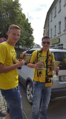 Aufstiegsfeier FSV Schleiz Erste 2015/16