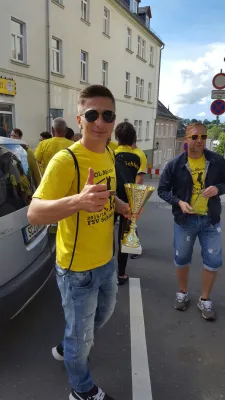 Aufstiegsfeier FSV Schleiz Erste 2015/16