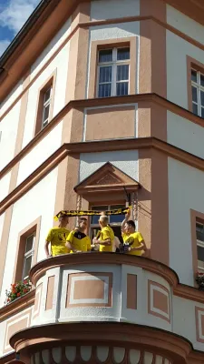 Aufstiegsfeier FSV Schleiz Erste 2015/16