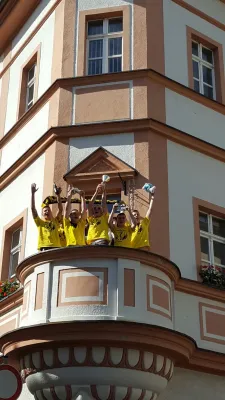 Aufstiegsfeier FSV Schleiz Erste 2015/16