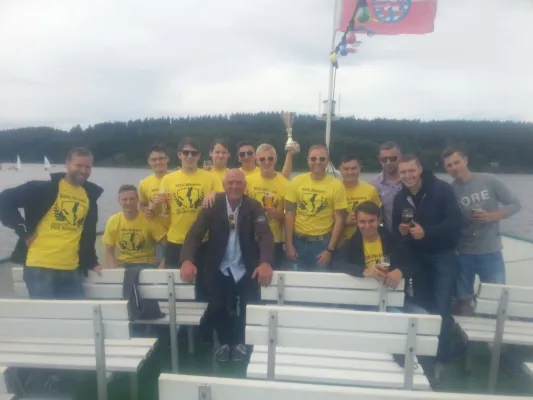 Aufstiegsfeier FSV Schleiz Erste 2015/16