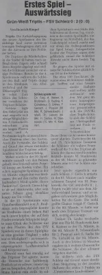 01.08.2009 SV Grün-Weiß Triptis vs. FSV Schleiz